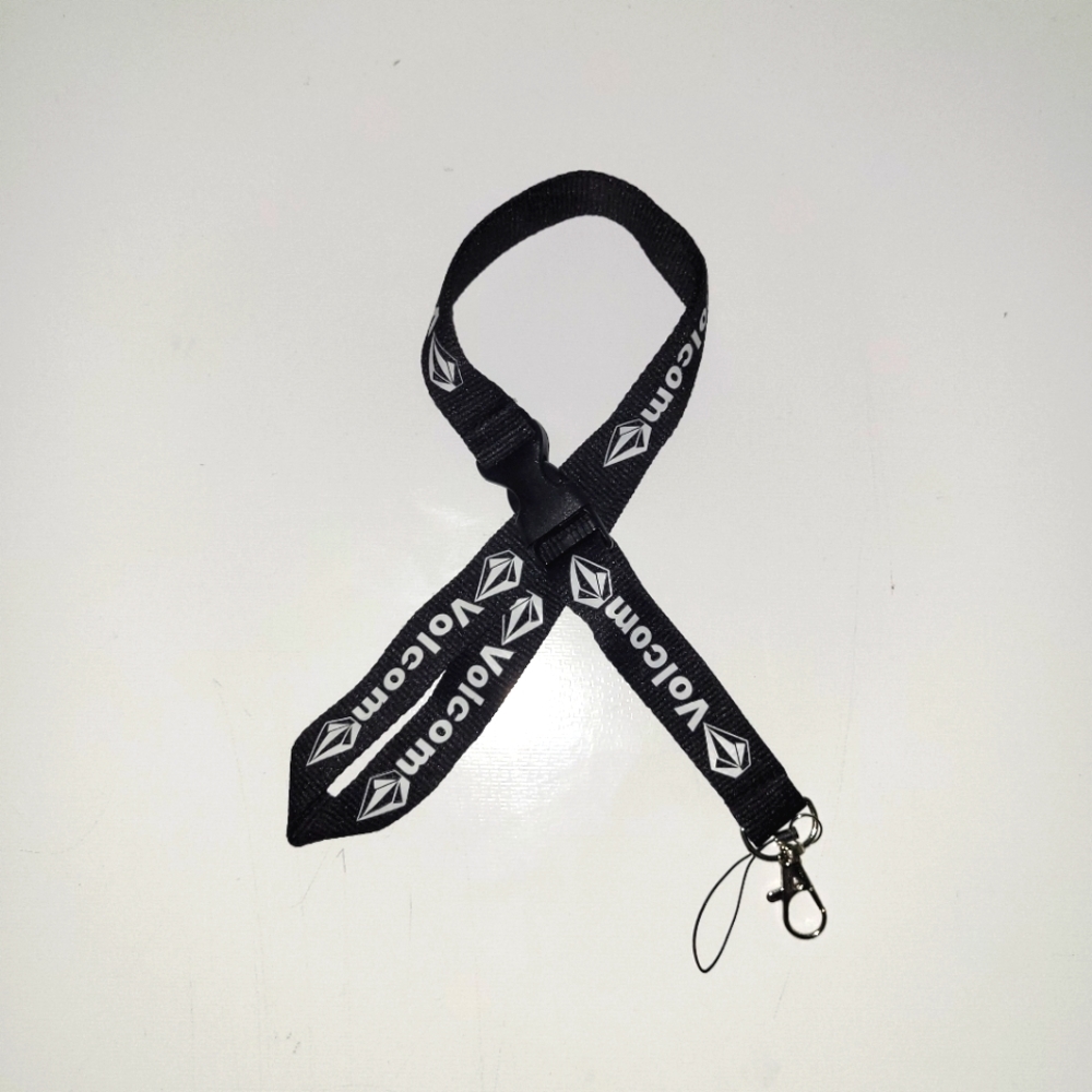 2 Volcom Black One Size Lanyards & Vaccine Card H… - image 6